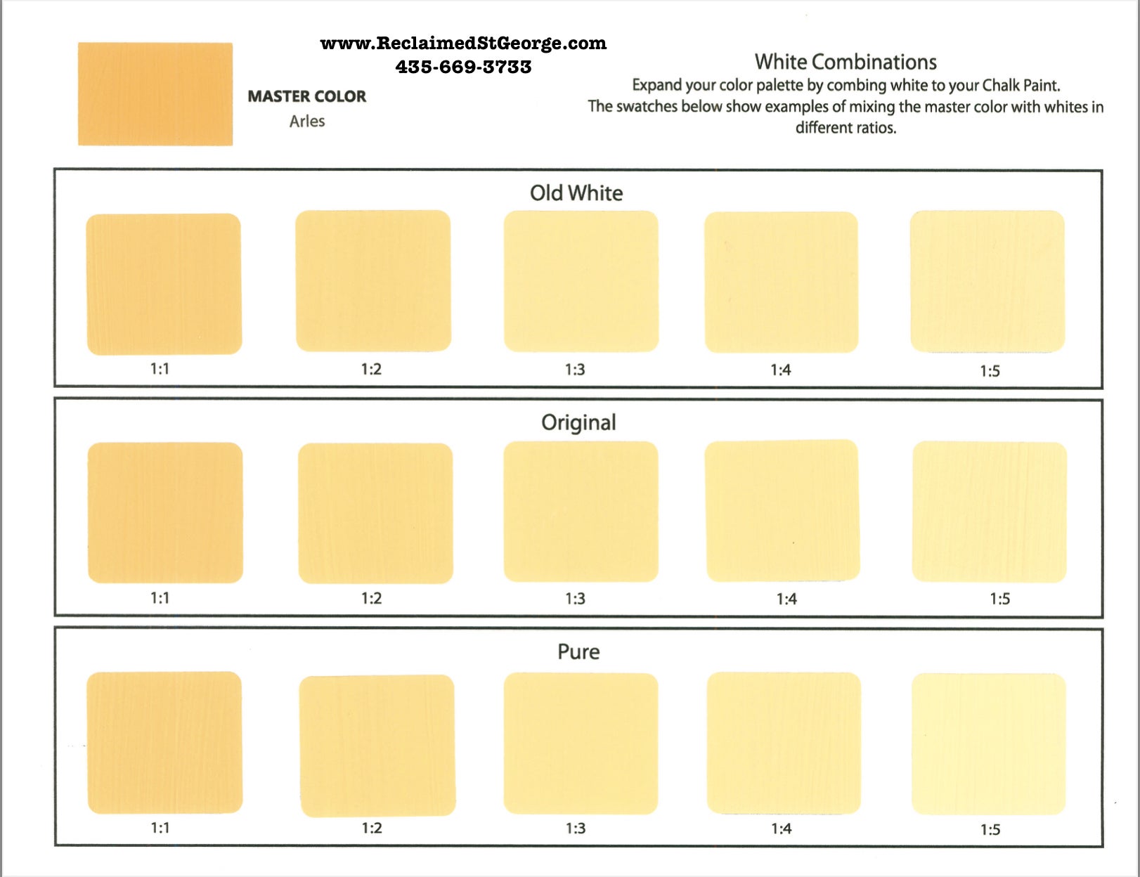 Chalk Paint® Color Mixing Sheets1